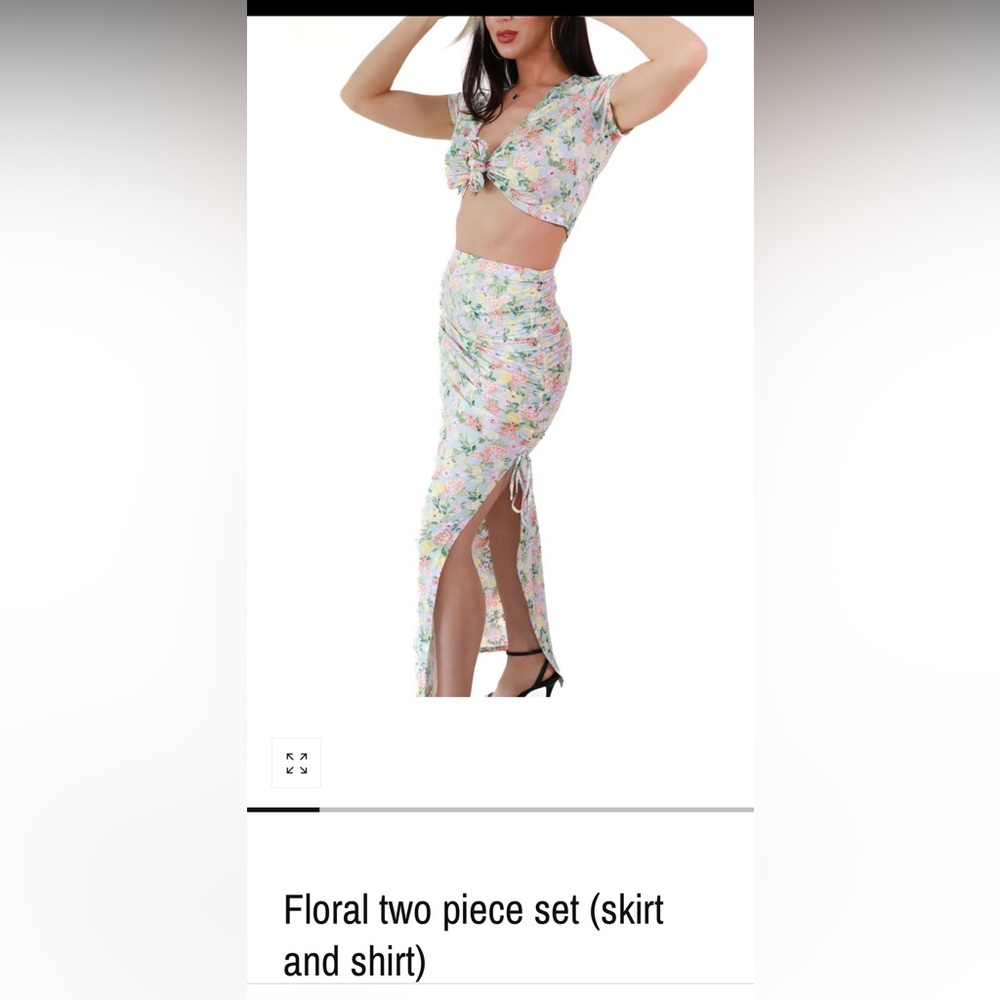 set of shirt and skirt nwt